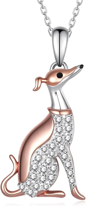 Yorkie/Pug/Maltese/Poodle/German Shepherd Necklace 925 Sterling Silver Dog Pendant Necklaces for Women Dog Jewelry Gifts for Women Dog Loves