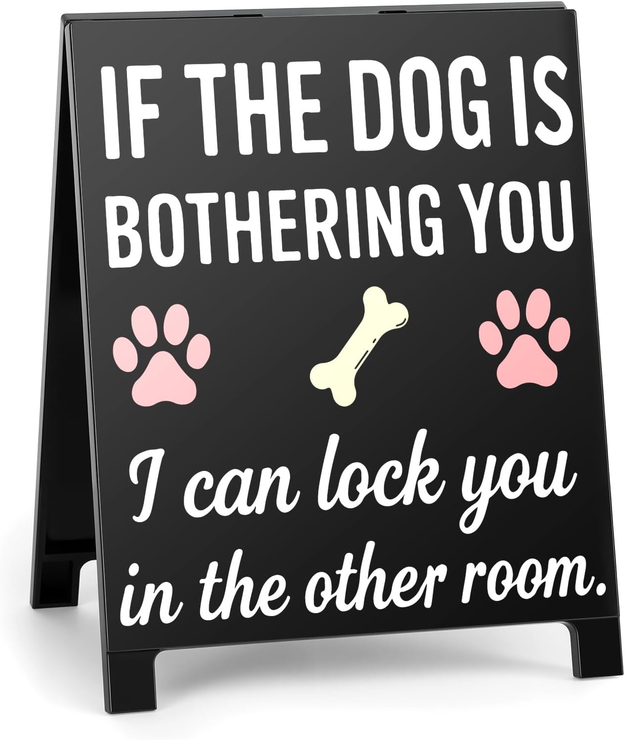 If the Dog Is Bothering You Sign Cute Dog Themed Home Office Decor Sign for Dogs Lovers Dogs Mom Dad Gag Gifts for Pet Owners Best Friends