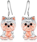Cute Golden Retriever/Schnauzer/German Shepherd/Poodle/Yorkie Earrings 925 Sterling Silver Dog Dangle Earrings Dog Jewelry Gifts for Women Dog Lover