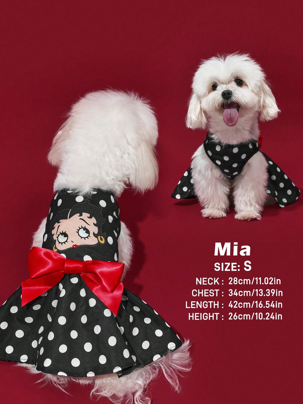 Betty Boop printed dress