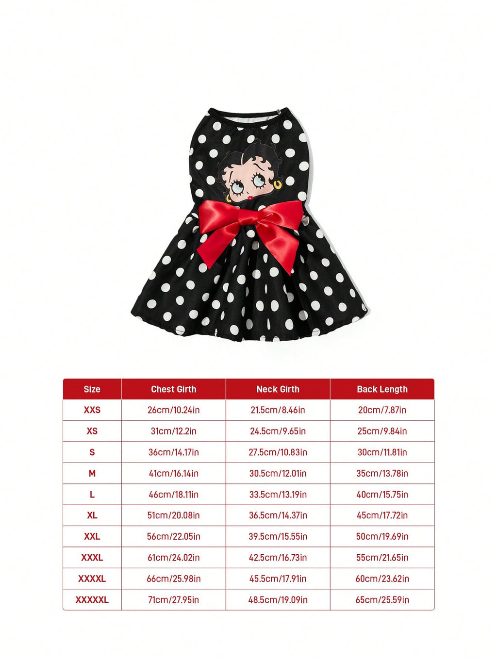 Betty Boop printed dress