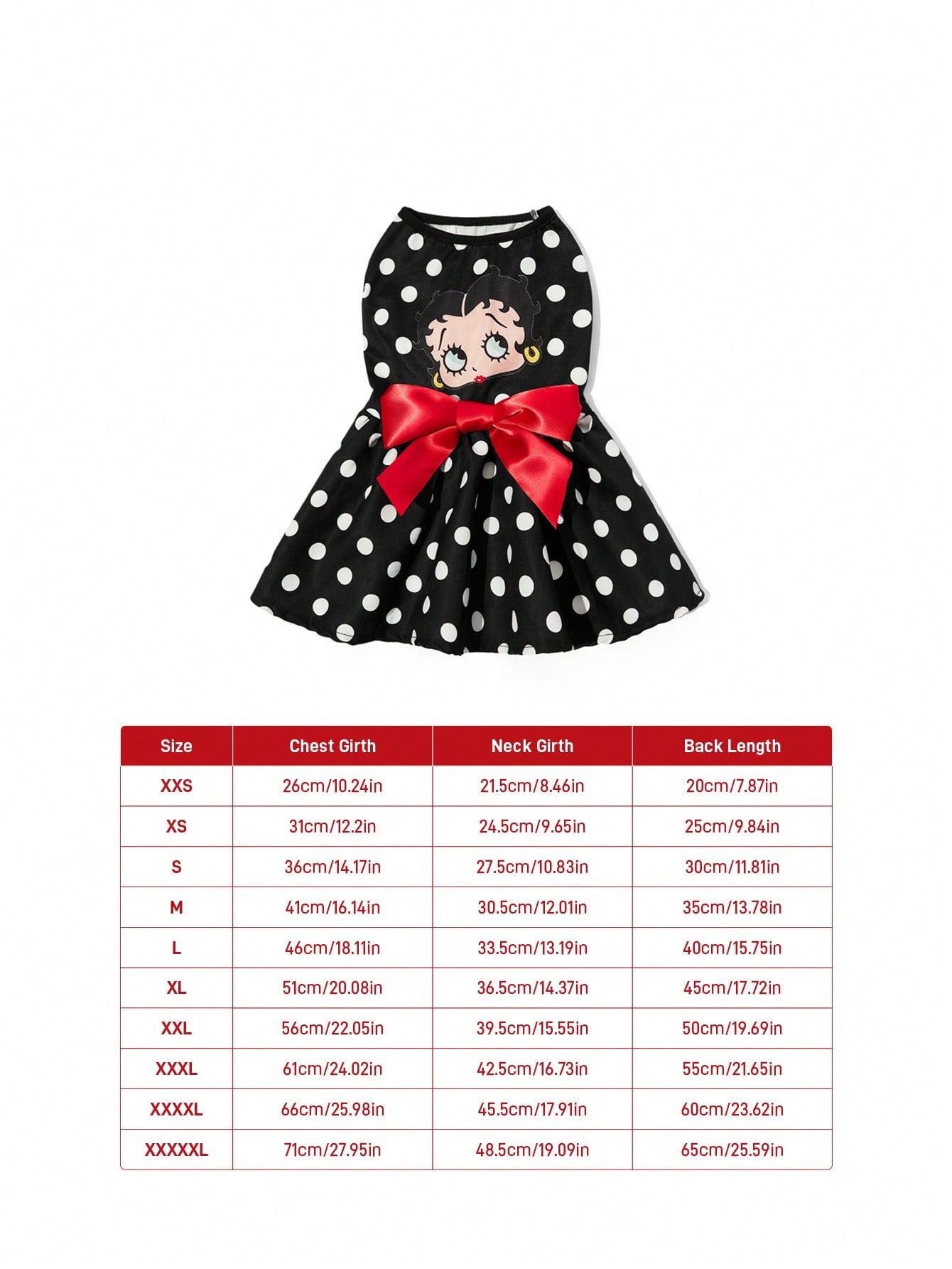 Betty Boop printed dress