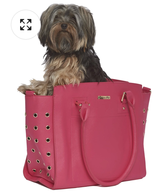 Ibiza Carrier for Dogs & Cats - Comfortable, Travel-Friendly, Lightweight Hot Pink Pet Carrier