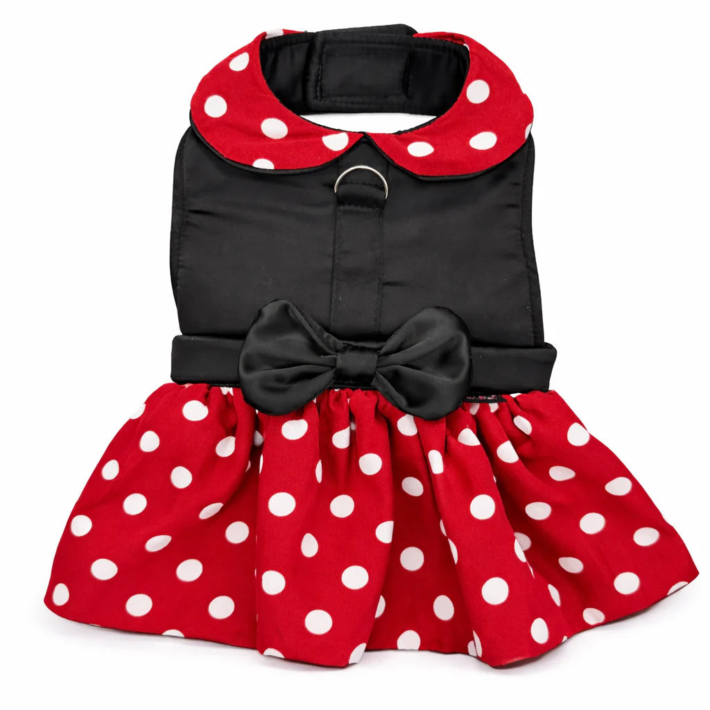 ‘Polka Dot Dog Dress’ Cute Outfit for Dogs & Cats Red